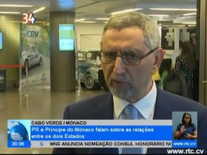 Presidente da República e Príncipe do Mónaco falam sobre as relações entre os do…