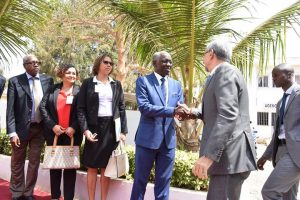 S. E. o Presidente da República deslocou-se, esta sexta-feira, 27, à Universidade Cheikh Anta…