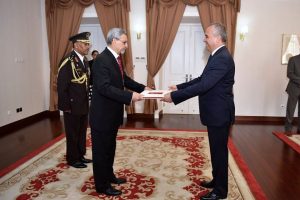 07 | MAIO | 2018 – Presidente da República recebe cartas credenciais do novo…