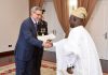 26 /FEVEREIRO /18 – Apresentação de cartas credenciais pelo Embaixador da Nigéria, Senhor Adeyemi…