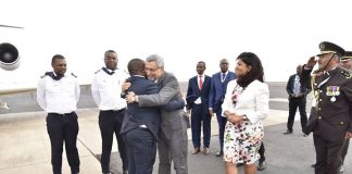 Presidente da República recebe o seu homólogo Moçambicano, Filipe Jacinto Nyusi O Presidente, Jorge…