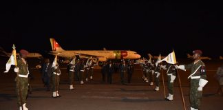 Presidente da República recebe o seu homólogo santomense, Evaristo do Espírito Santo Carvalho, O…