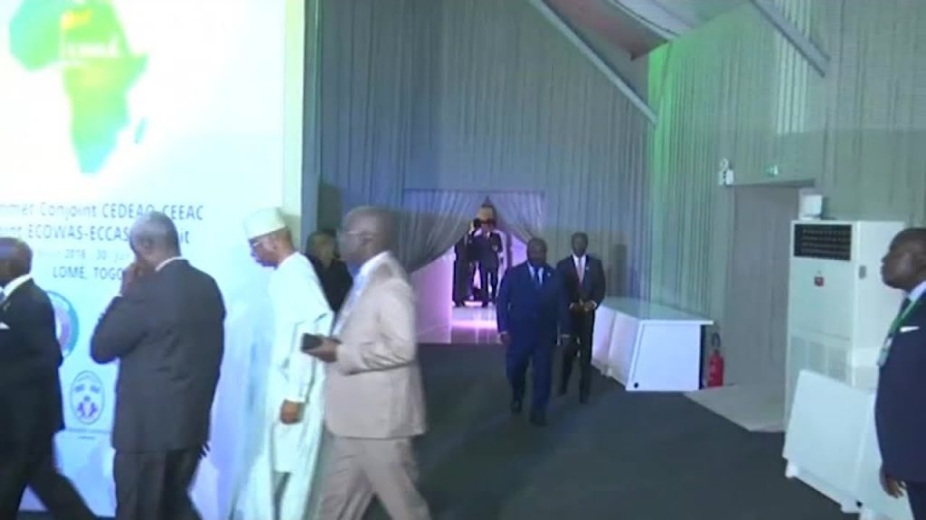 Presidente Jorge Carlos Fonseca na Cimeira conjunta CEDEAO-CEEAC, Lomé, 30 de Julho de 2018