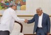 Presidente da República recebe o Presidente da Fundação Amílcar Cabral, 27 de Novembro de…