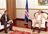 Presidente da República recebe a direção da Associação Sindical dos Jornalistas de Cabo Verde…