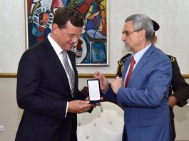 O Presidente da Republica recebeu, em audiência, o embaixador dos Países-Baixos acreditado em Cabo…