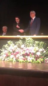 Cerimónia de autorga do título e o grau de Doutor Honoris Causa pela Universidade…