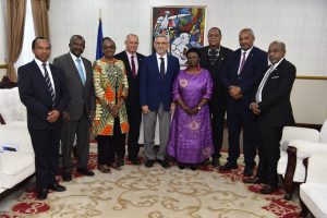 Presidente da República recebe visita de cortesia dos Ministros da Sa&ua…