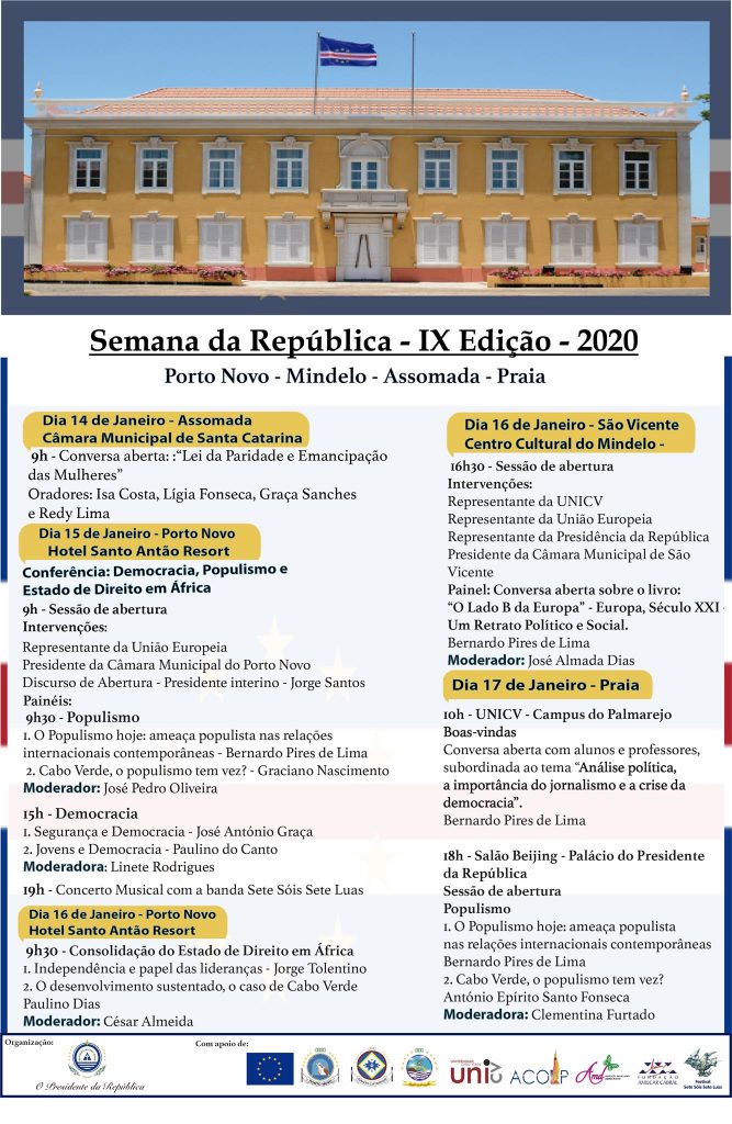 IX SEMANA DA REPÚBLICA – 13 a 20 de Janeiro
14 . Assomada – 15 . 16 . Po…