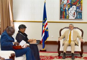 Presidente da República, Jorge Carlos Fonseca, recebe uma delegaç…