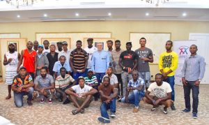 Presidente da República encontra-se com os lavadores de carros da cidade…