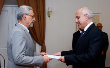 Apresentação das cartas credencias pelo Embaixador de Portugal – …