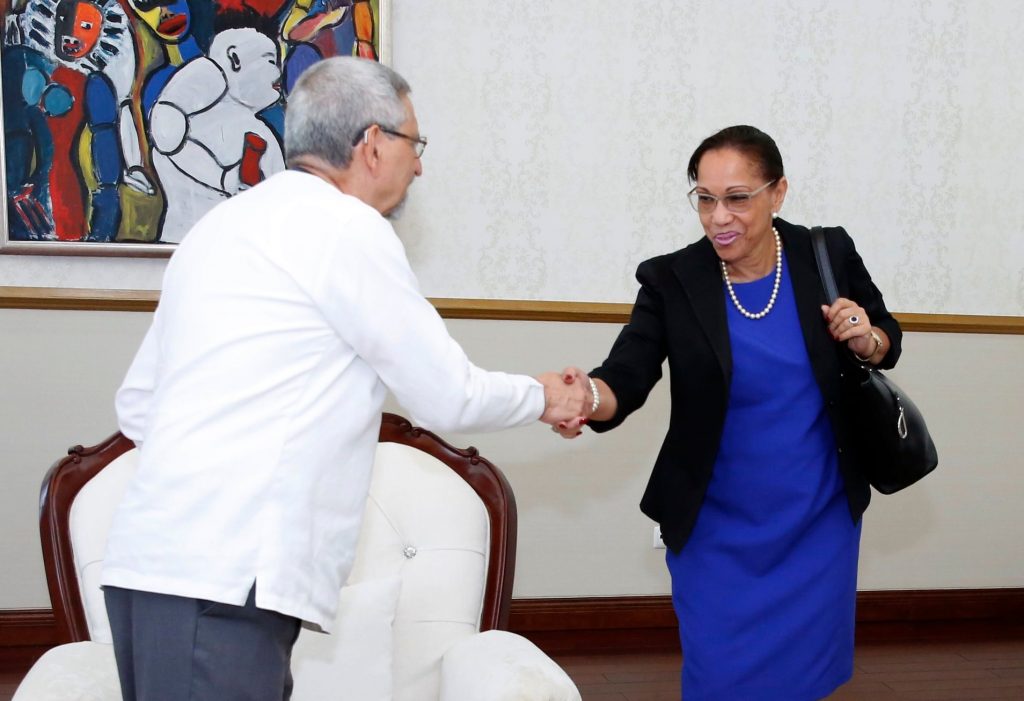 Presidente da República recebeu, em audiência, a senhora Gisele Lo…